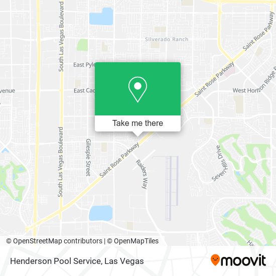 Mapa de Henderson Pool Service