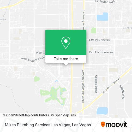 Mikes Plumbing Services Las Vegas map