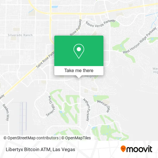 Mapa de Libertyx Bitcoin ATM
