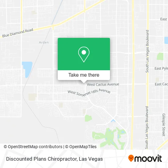 Discounted Plans Chiropractor map