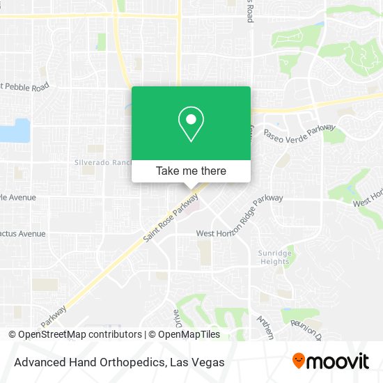 Mapa de Advanced Hand Orthopedics