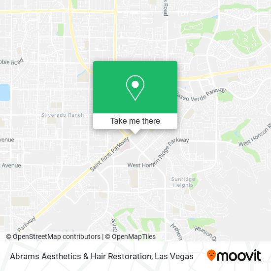 Mapa de Abrams Aesthetics & Hair Restoration
