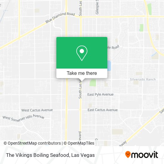 The Vikings Boiling Seafood map