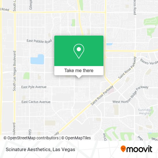 Scinature Aesthetics map
