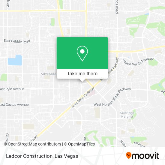 Mapa de Ledcor Construction
