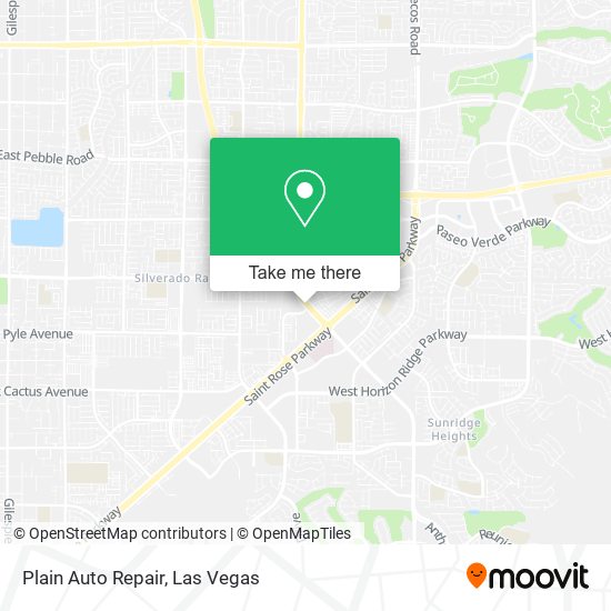 Plain Auto Repair map