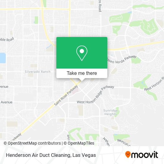 Mapa de Henderson Air Duct Cleaning