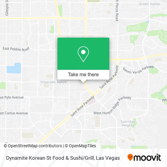 Mapa de Dynamite Korean St Food & Sushi / Grill