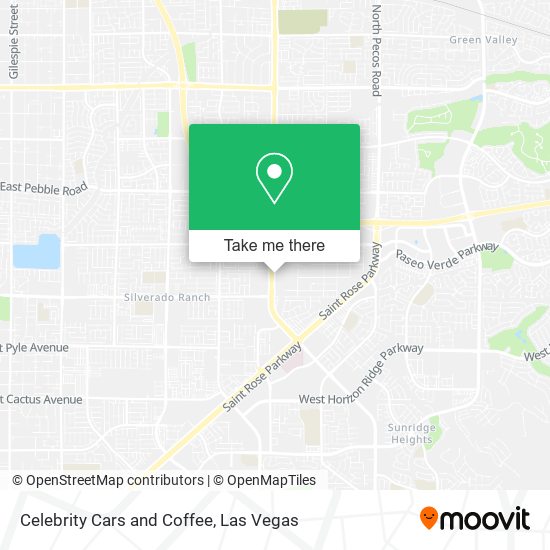 Celebrity Cars and Coffee map