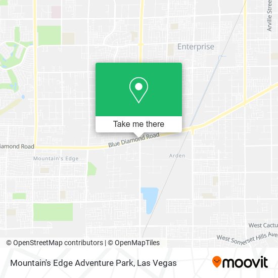 Mapa de Mountain's Edge Adventure Park