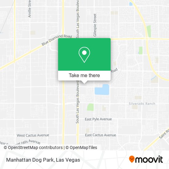 Manhattan Dog Park map