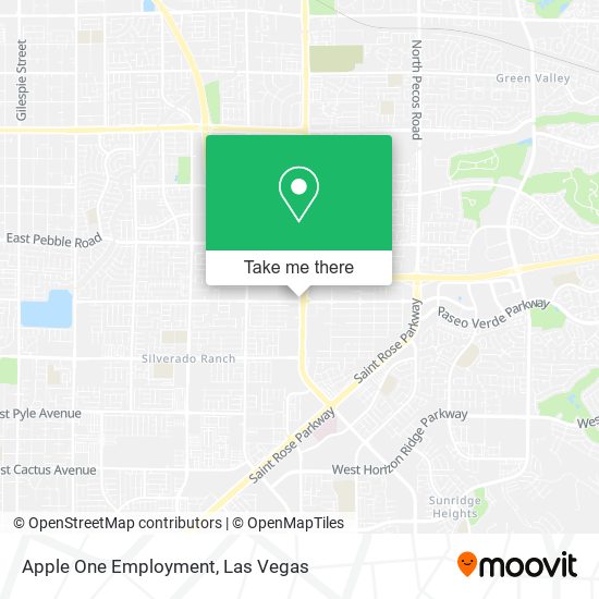 Apple One Employment map