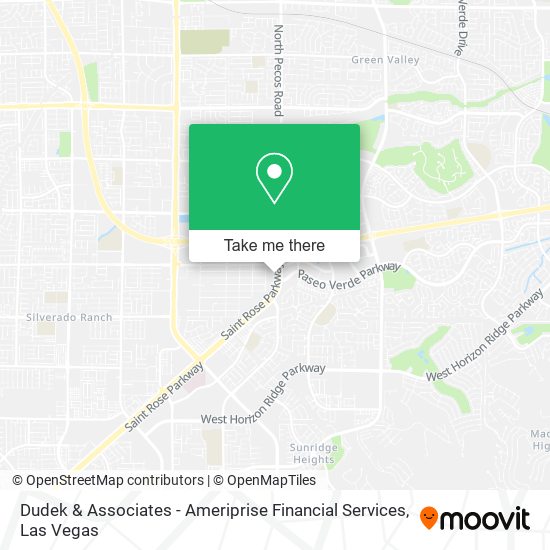 Mapa de Dudek & Associates - Ameriprise Financial Services