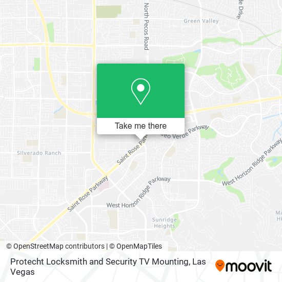 Protecht Locksmith and Security TV Mounting map