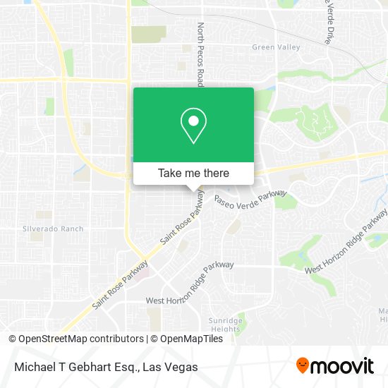Michael T Gebhart Esq. map