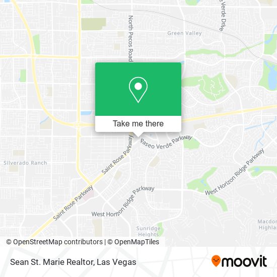 Sean St. Marie Realtor map
