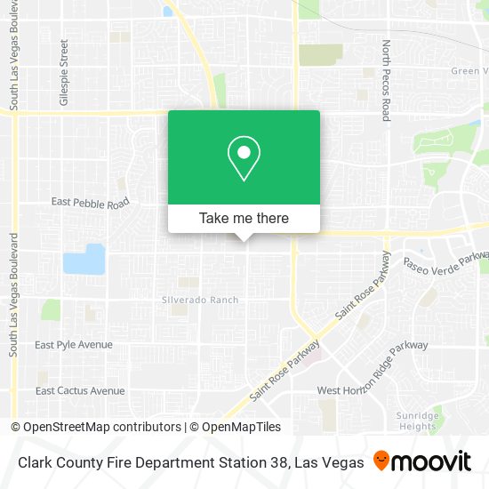 Clark County Fire Department Station 38 map