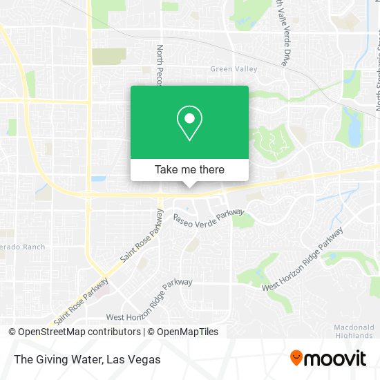 Mapa de The Giving Water