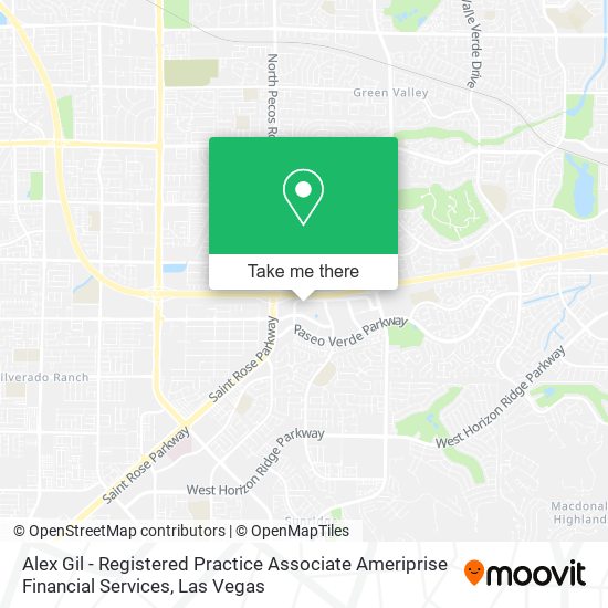 Alex Gil - Registered Practice Associate Ameriprise Financial Services map