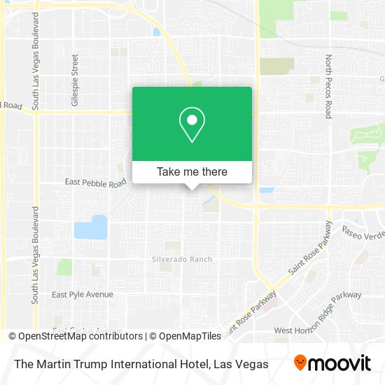 Mapa de The Martin Trump International Hotel