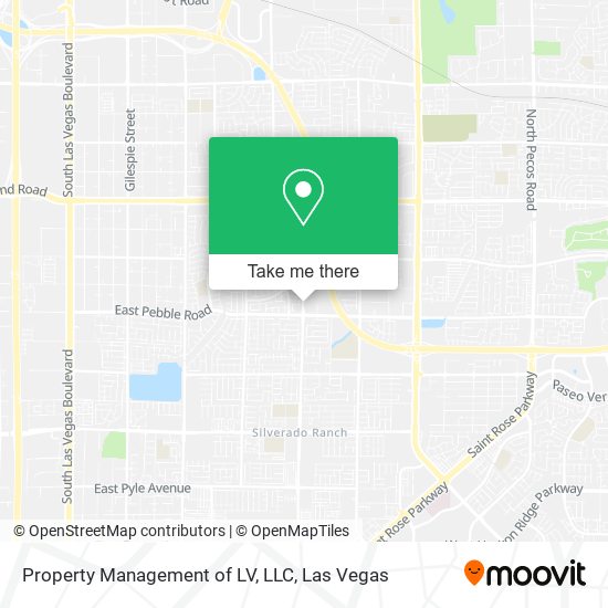 Property Management of LV, LLC map