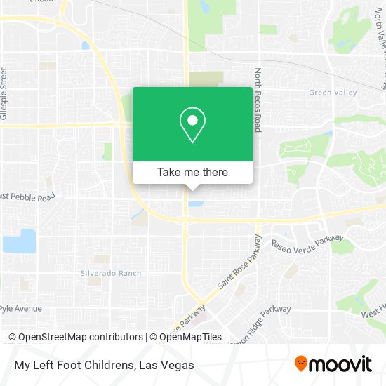 My Left Foot Childrens map