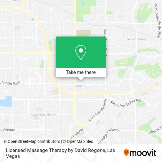 Licensed Massage Therapy by David Rogone map