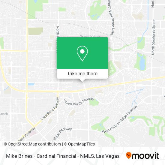 Mapa de Mike Brines - Cardinal Financial - NMLS
