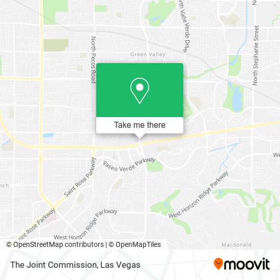 The Joint Commission map