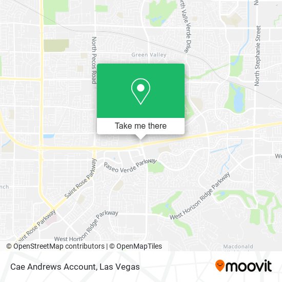 Mapa de Cae Andrews Account