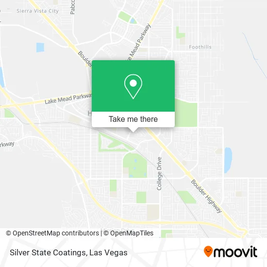 Silver State Coatings map