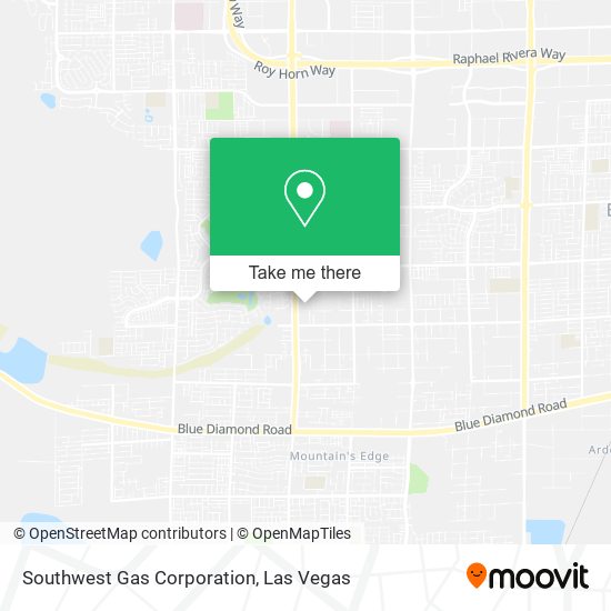 Southwest Gas Corporation map