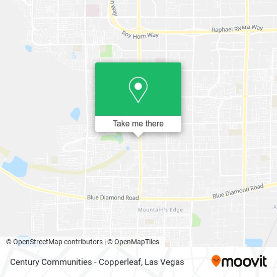 Mapa de Century Communities - Copperleaf