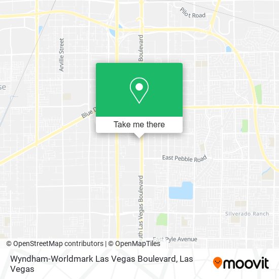 Mapa de Wyndham-Worldmark Las Vegas Boulevard