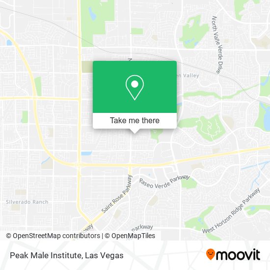 Peak Male Institute map