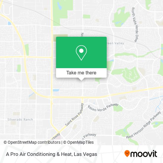 A Pro Air Conditioning & Heat map