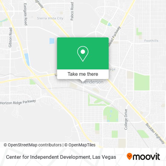 Mapa de Center for Independent Development