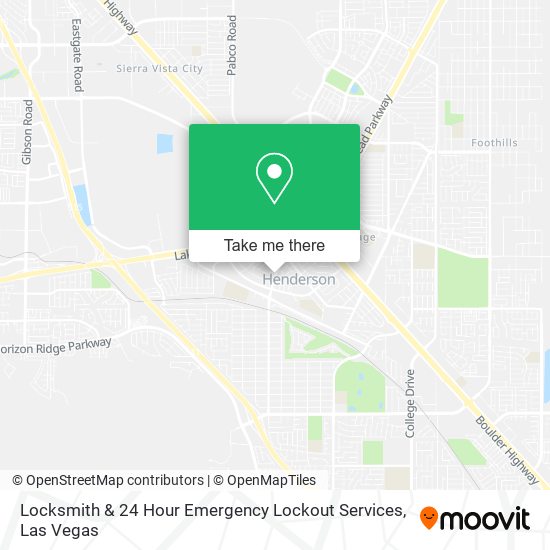 Mapa de Locksmith & 24 Hour Emergency Lockout Services