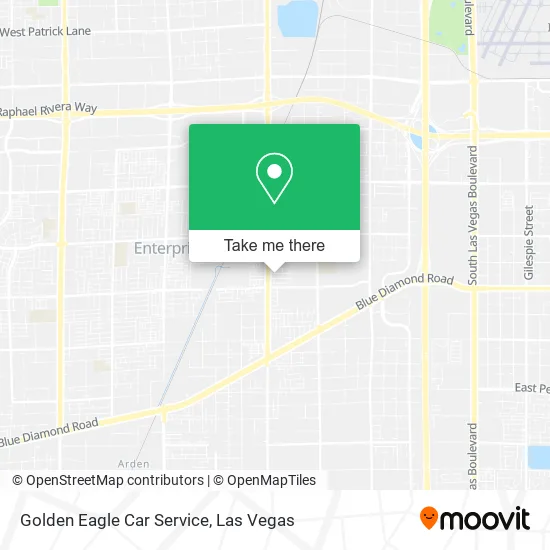 Mapa de Golden Eagle Car Service