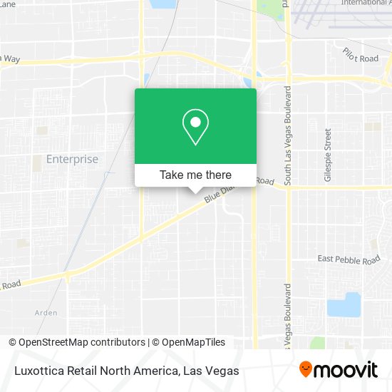 Mapa de Luxottica Retail North America
