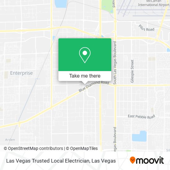 Mapa de Las Vegas Trusted Local Electrician