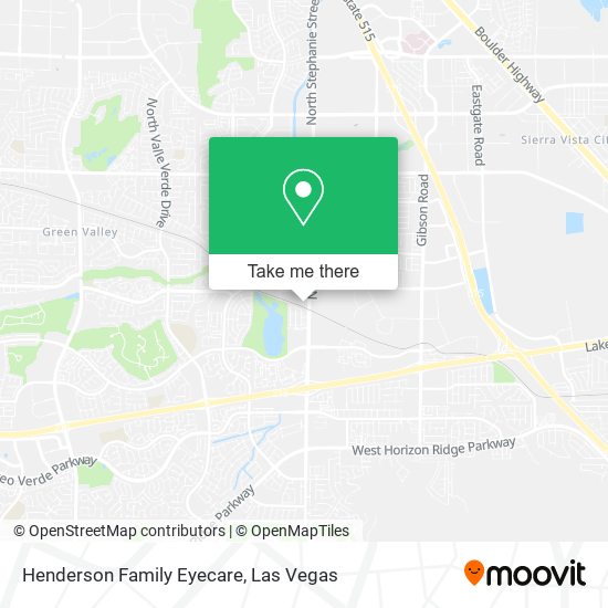 Mapa de Henderson Family Eyecare