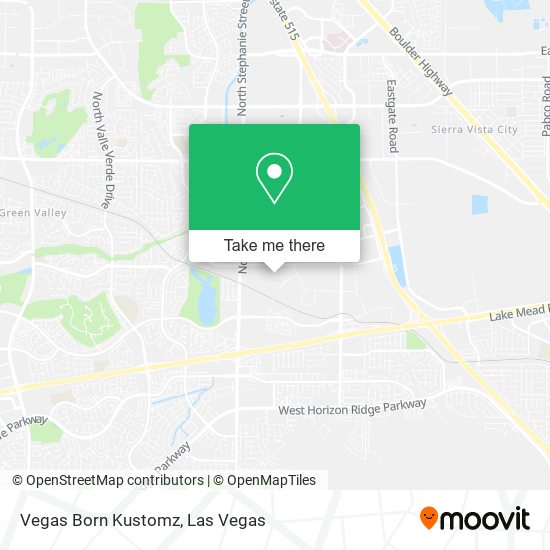 Vegas Born Kustomz map