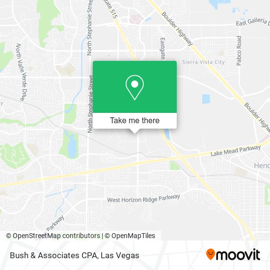 Bush & Associates CPA map