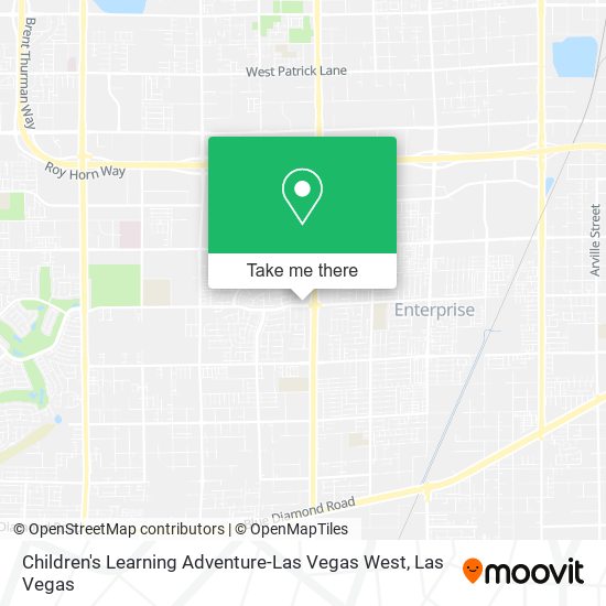 Mapa de Children's Learning Adventure-Las Vegas West