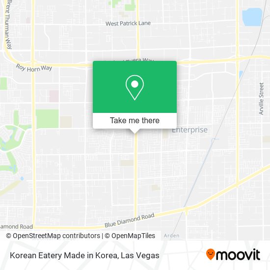 Korean Eatery Made in Korea map