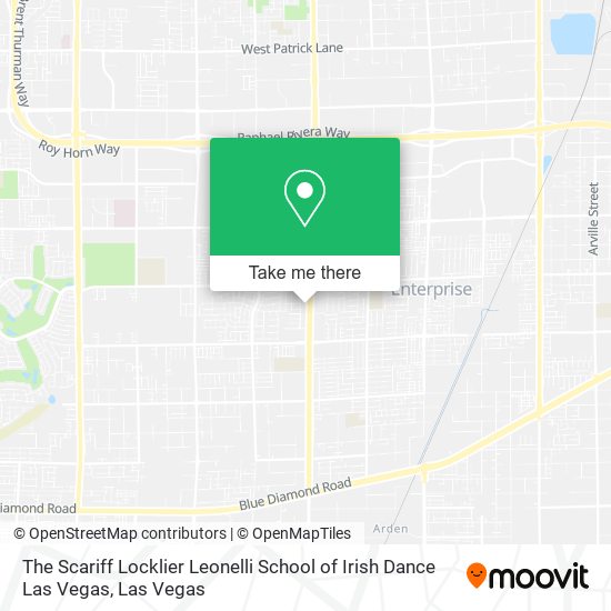 Mapa de The Scariff Locklier Leonelli School of Irish Dance Las Vegas