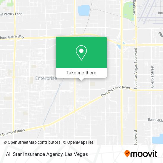 All Star Insurance Agency map