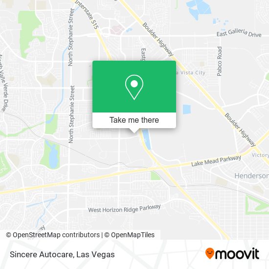 Sincere Autocare map