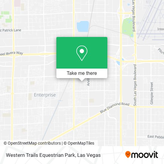 Western Trails Equestrian Park map